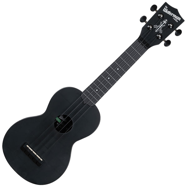 Kala Waterman Soprano Ukulele 100% Recycled in Black Sand - KARWMSBKS