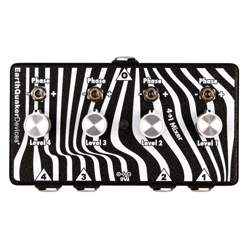 Earthquaker Four to One Mixer Compact 4 Channel Mixer Effects Pedal - EQD4TO1V1