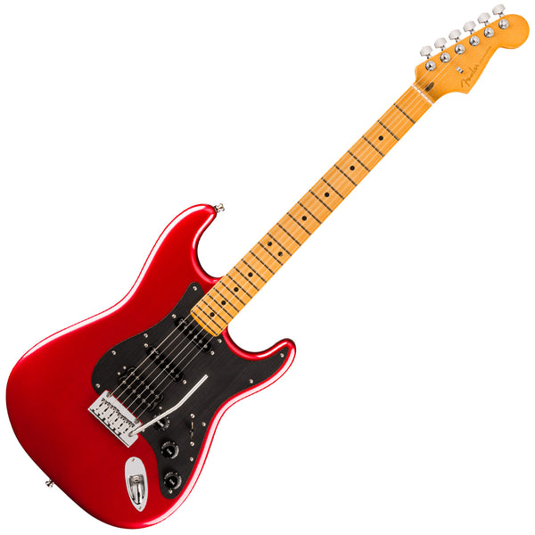 Fender American Ultra II HSS Stratocaster Electric Guitar Maple Fingerboard in Sinister Red w/Case - 0119152799