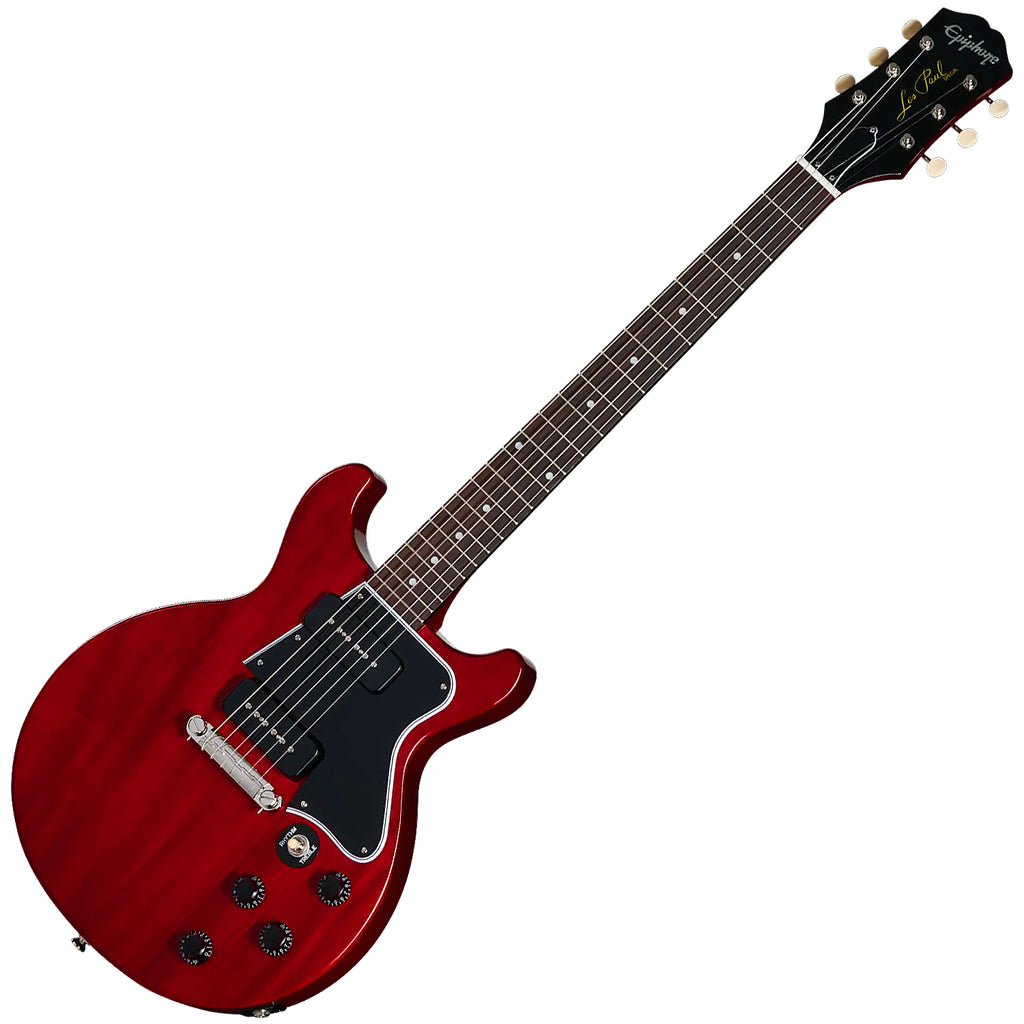 Epiphone Inspired by Gibson Les Paul Special Double Cut Electric Guitar in Cherry Red w/Gig Bag - EILSDCHNH