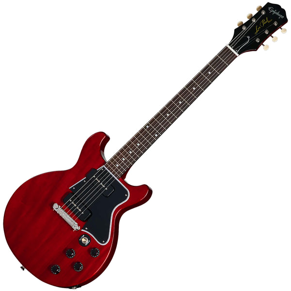 Epiphone Inspired by Gibson Les Paul Special Double Cut Electric Guitar in Cherry Red w/Gig Bag - EILSDCHNH
