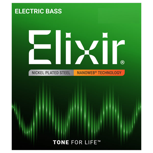 Elixir Bass Strings Nanoweb Light Long Scale 45/100 - 14052
