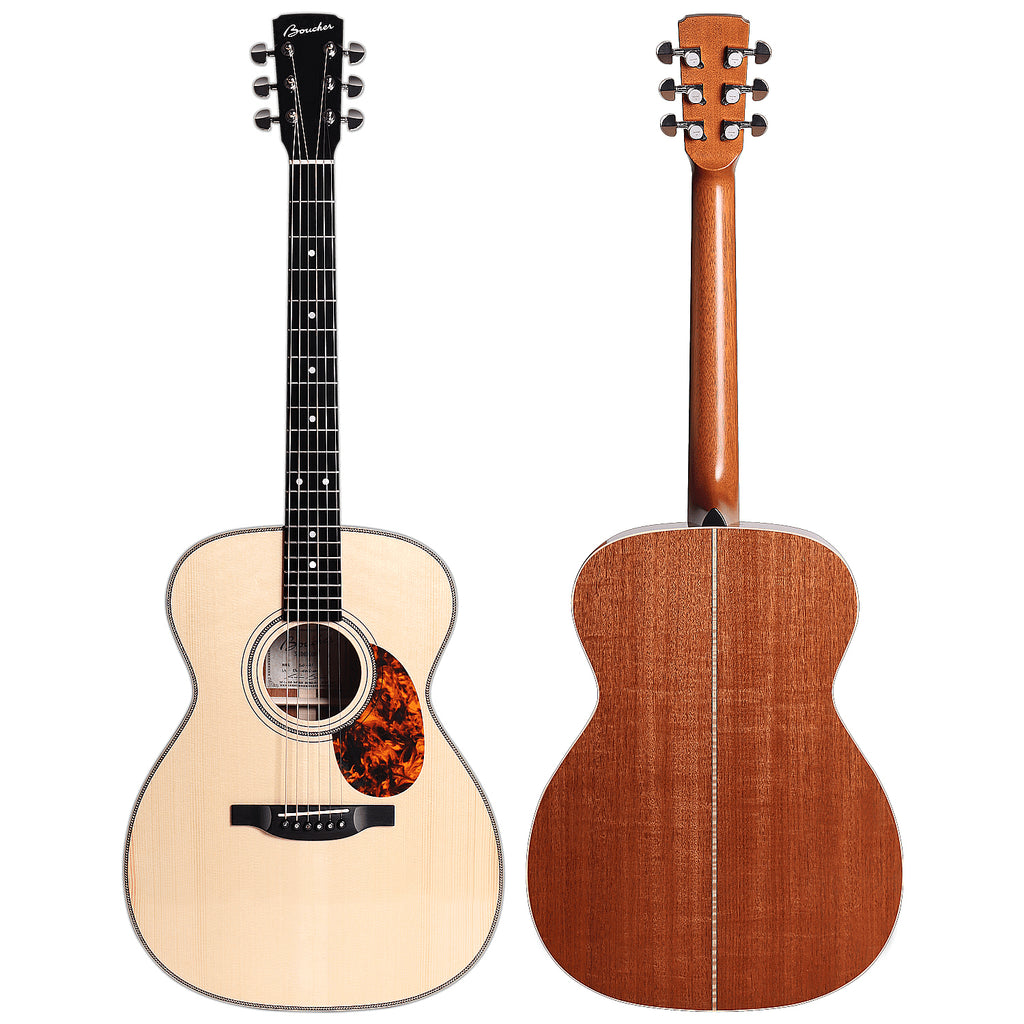 Boucher Studio Goose OM Acoustic Electric Mahogany Torrefied Adirondack Vintage Pack w/Case - SG41V
