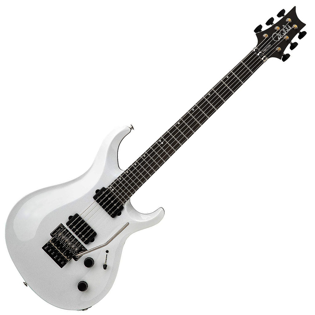PRS Tekton Floyd Electric Guitar Black Satin Neck In White Holoflake w/PRS Premium Gig Bag - 117895WH