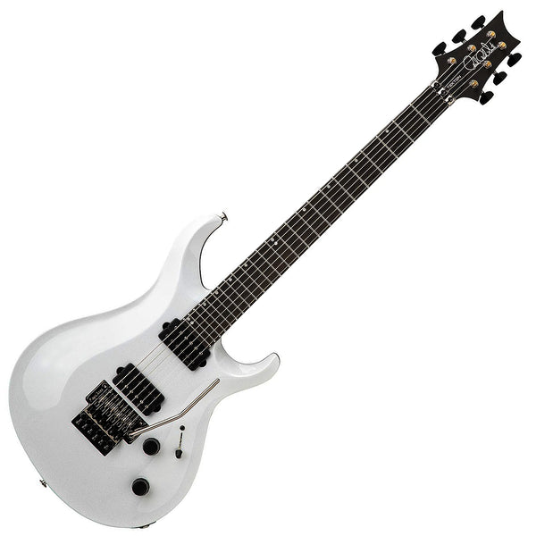 PRS Tekton Floyd Electric Guitar Black Satin Neck In White Holoflake w/PRS Premium Gig Bag - 117895WH