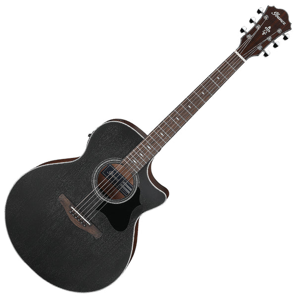 Ibanez Acoustic Electric In Weathered Black Open Pore - AE140WKH