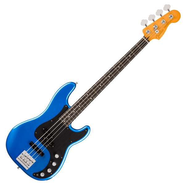 Fender American Ultra II Precision Electric Bass Ebony Fingerboard in Noble Blue w/Case - 0199101776