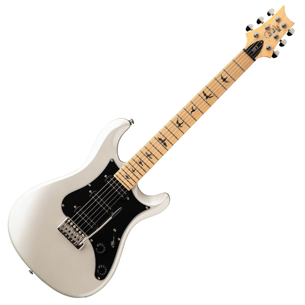 PRS SE NF3 Maple Fretboard Electric Guitar in Pearl White w/Gigbag - NF3MWP