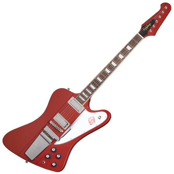 Epiphone Inspired by Gibson Custom 1963 Firebird V Electric Guitar in Ember Red - EIGC63FRB5EMNM