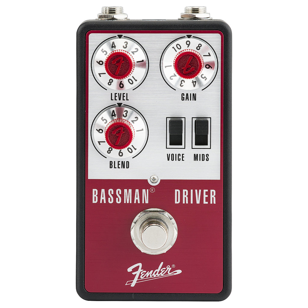 Fender Bassman Driver Bass Effects Pedal light tube like breakup/high gain chunk - 0234610000