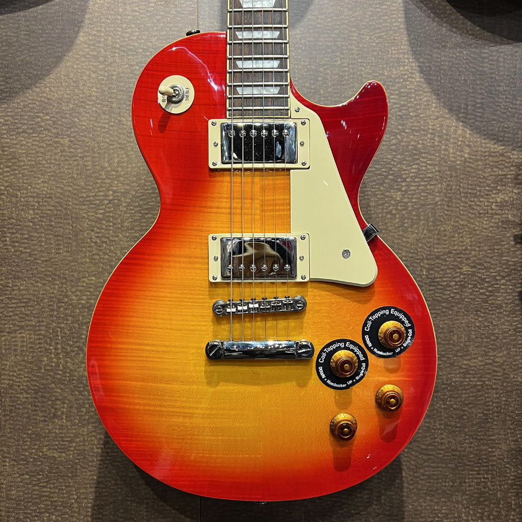USED SPECIAL! Epiphone 2015 Les Paul Standard Pro Electric Guitar in Cherry Sunburst w/Case - USDEPILPSTDPRO