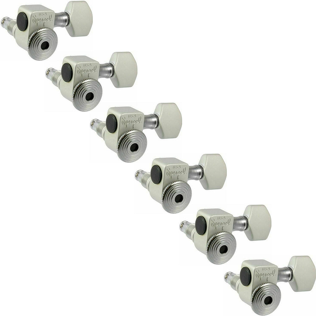 Sperzel 6LTLSC in line Locking Machine Heads Satin Chrome - TK7467011