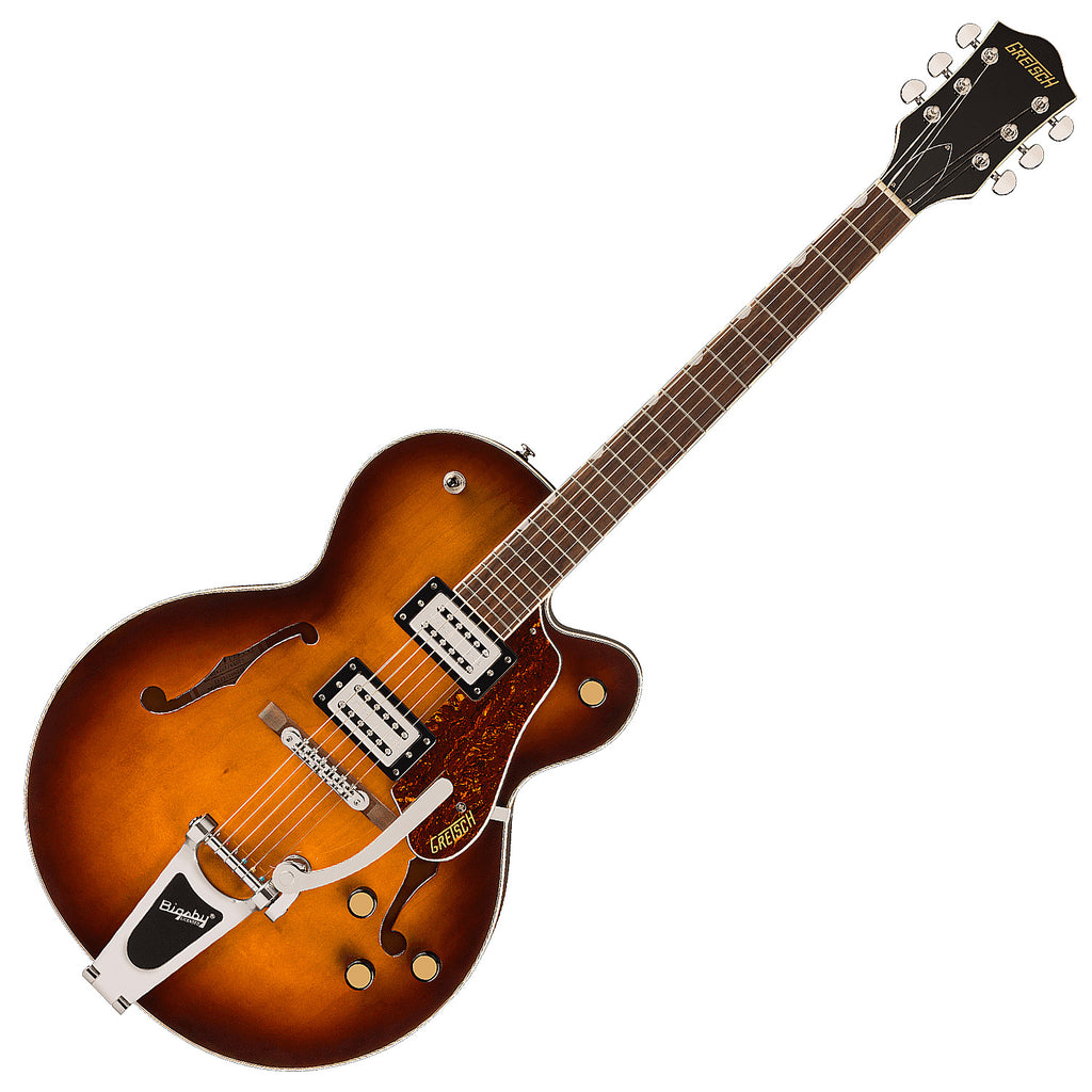 Gretsch G2420T Streamliner Hollow Body Bigsby Electric Guitar Laurel in Broad'Tron BT-3S Pickups Robusto Burst - 2807205552