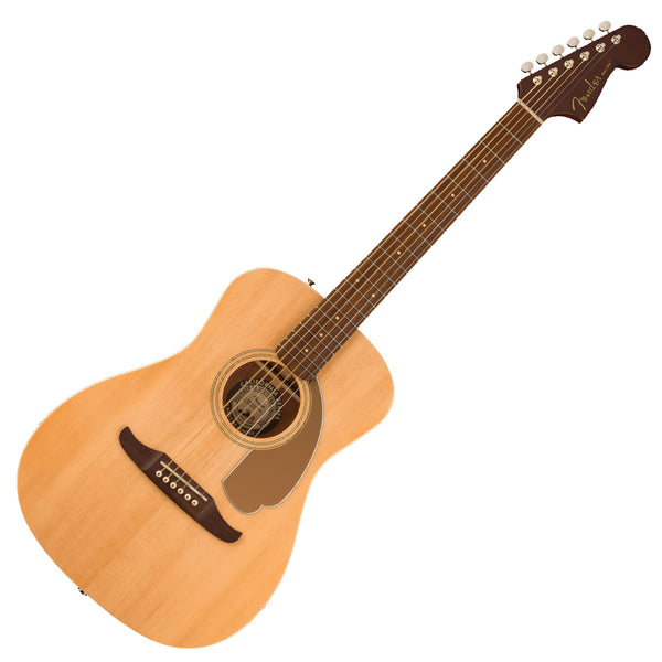 Fender Malibu Player Acoustic Electric in Natural Walnut Fingerboard - 0970722521