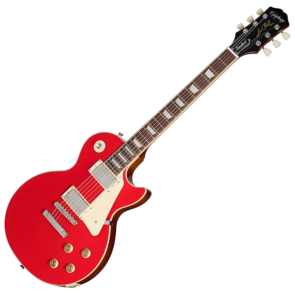 Epiphone Les Paul Standard 50s Electric Guitar in Cardinal Red w/Premium Gig Bag - EIGLP5CRNH
