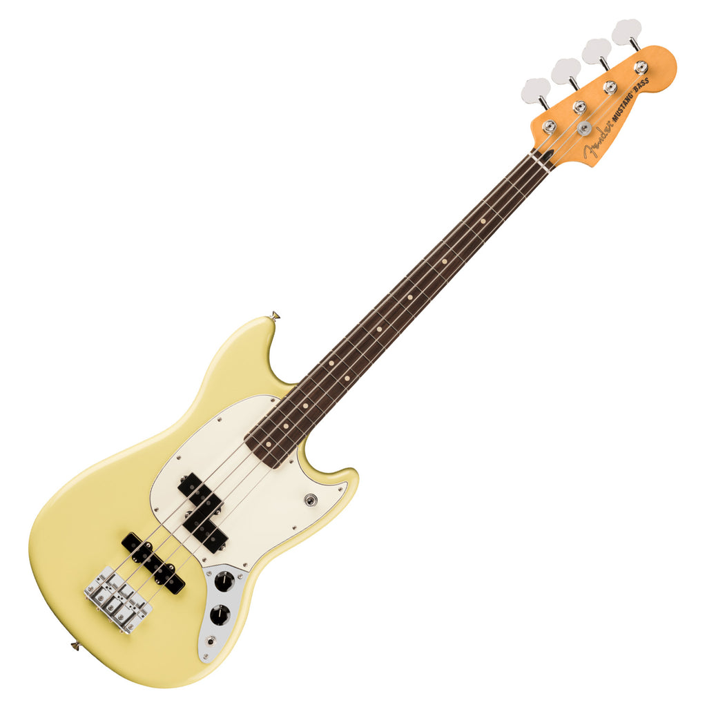 Fender Player II Mustang PJ Electric Bass in Hialeah Yellow - 0140490561