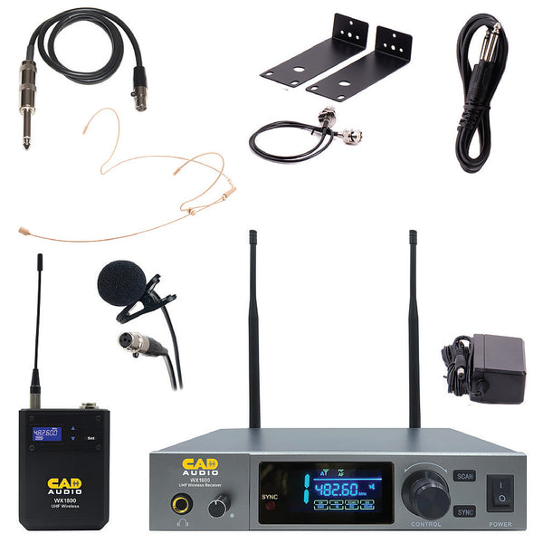 CAD True Diversity 100-Channel UHF Wireless Body Pack System - WX1800BP