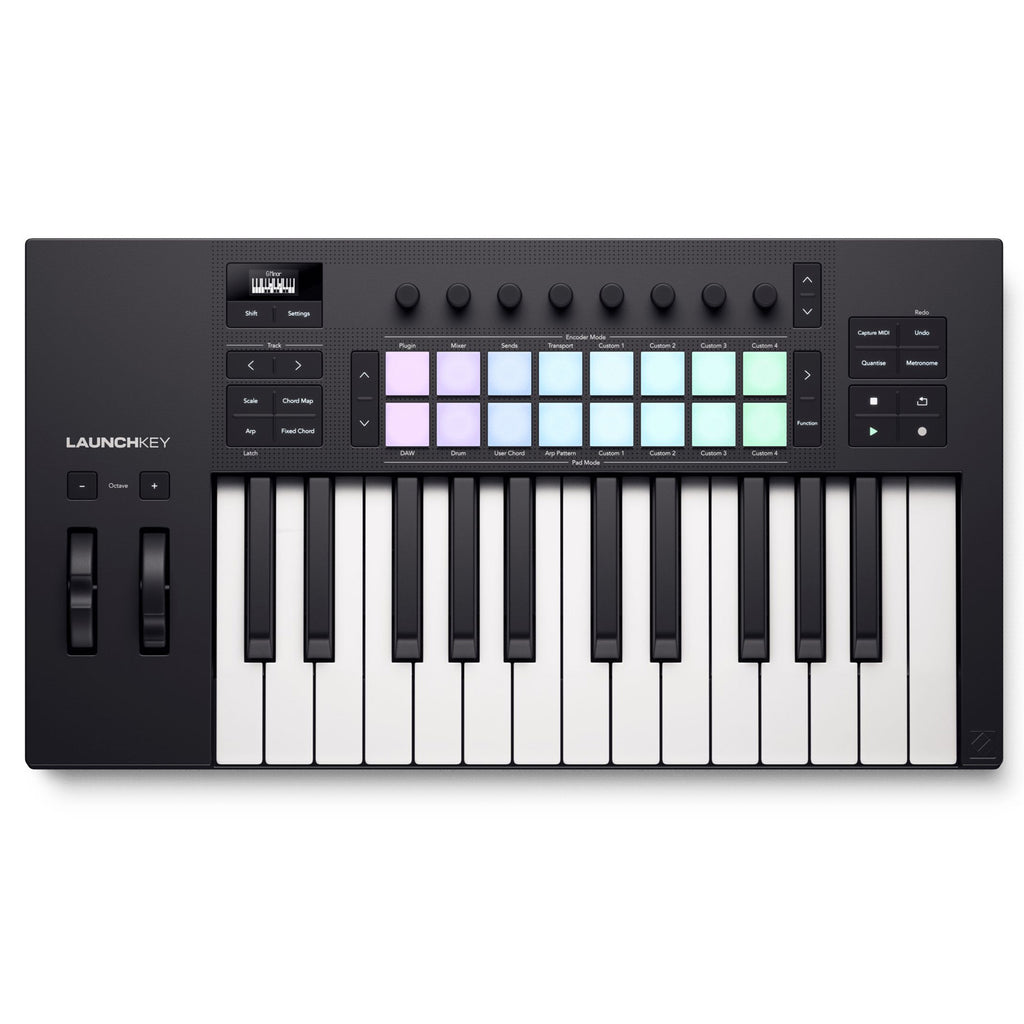 Novation Launchkey 25-Key MIDI Keyboard 4 Gen in Black - LAUNCHKEY25MK4