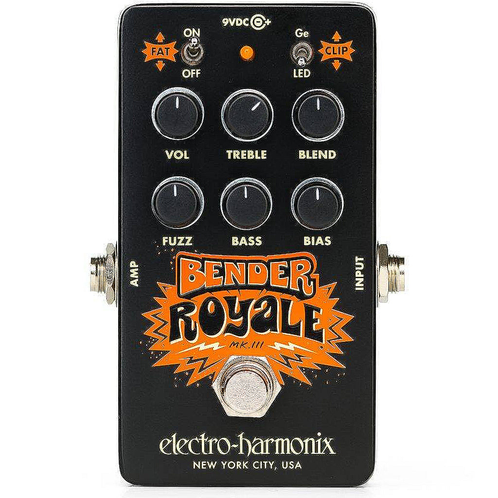 ElectroHarmonix Bender Royale Germanium Fuzz Effects Pedal in Black - BENDERBLACK