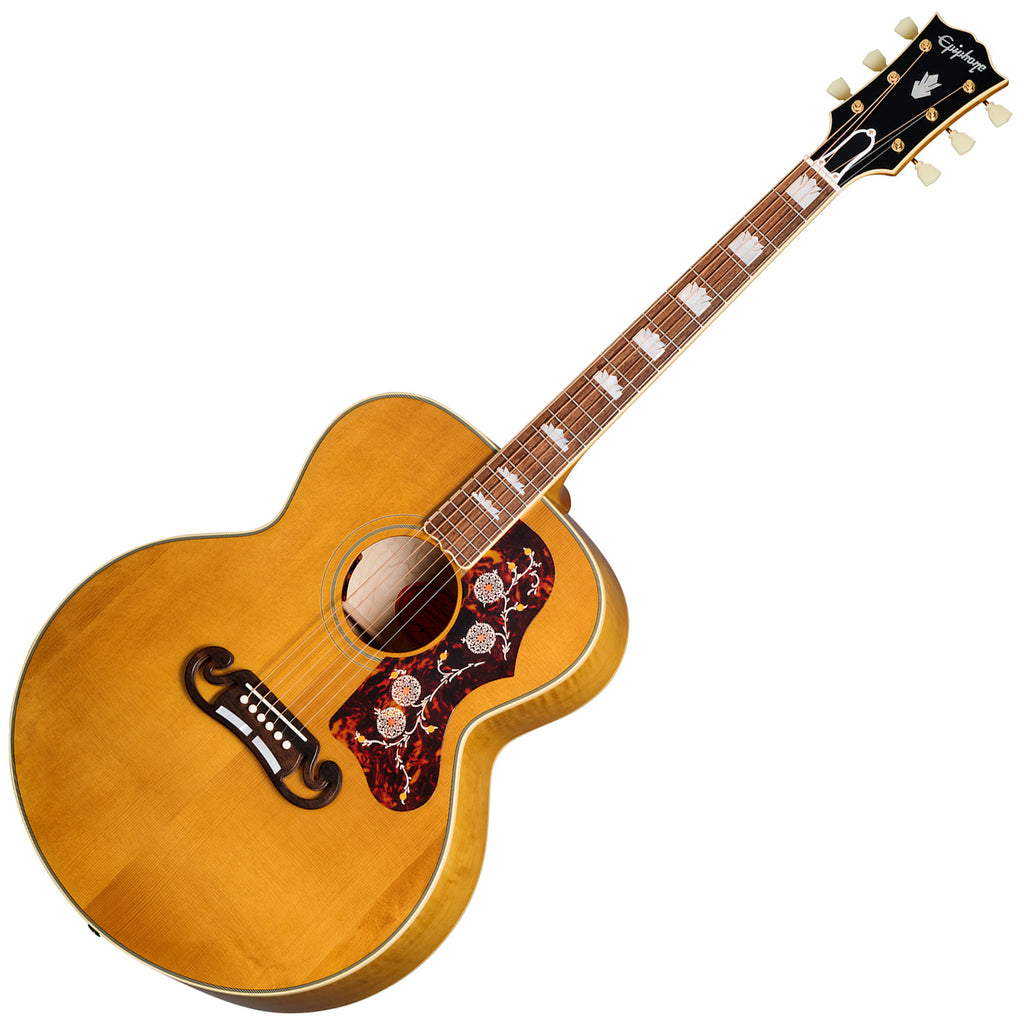 Epiphone 1957 SJ-200 Series Acoustic Electric in Natural w/Case - ECJ2057NAVGH