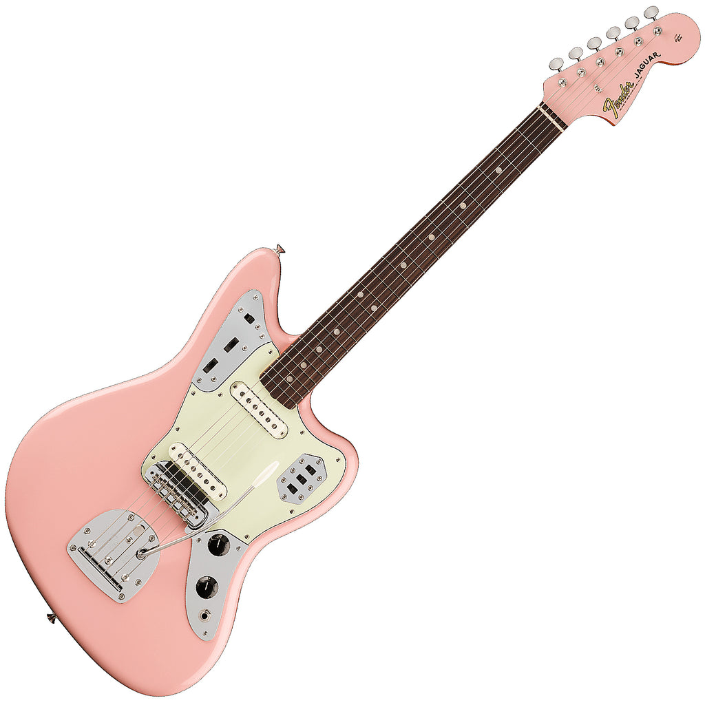 Fender Vintera III Mid 60s Jaguar Electric Guitar Rosewood in Shell Pink - 0149340356
