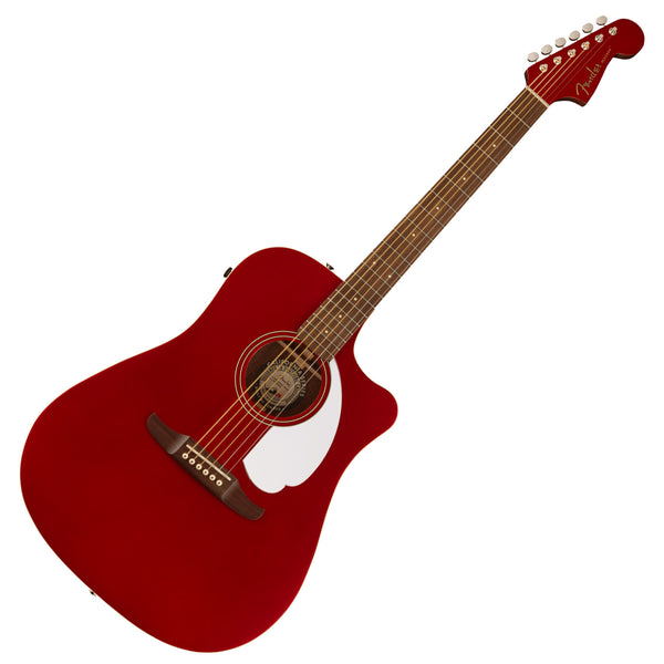 Fender Redondo Player Acoustic Electric in Candy Apple Red Walnut Fingerboard - 0970713209