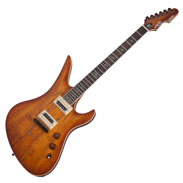 Schecter Avenger Exotic Electric Guitar in Spalted Maple - 580SHC