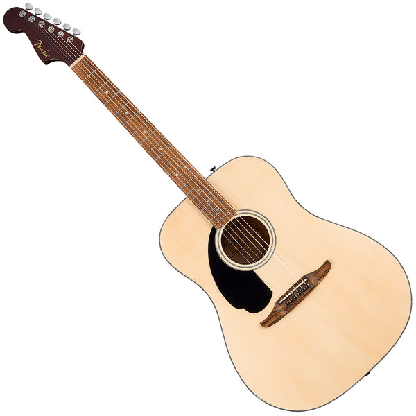 Fender California Standard Redondo Acoustic Guitar Left Hand Spruce Top Black Pickguard in Natural - 0974200721