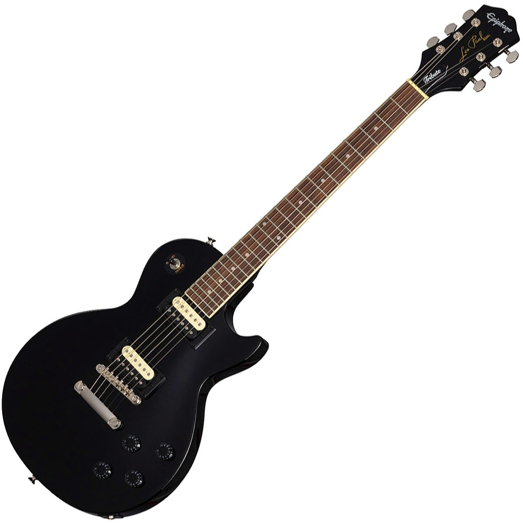 Epiphone Les Paul Tribute E1 Electric Guitar in Ebony - E1LPOEBNH