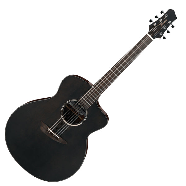 Ibanez Jon Gomm Acoustic Electric Black Satin Top, Natural High Gloss Back and Sides w/Bag - JGM5BSN