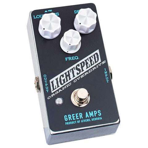 Buy Greer Amps Lightspeed Organic Overdrive Effects Pedal in