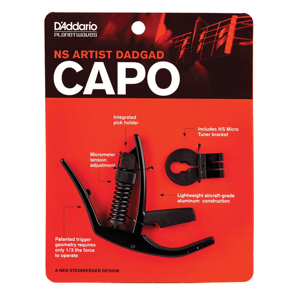 D'Addario NS Artist DADGAD Capo - PWCP14