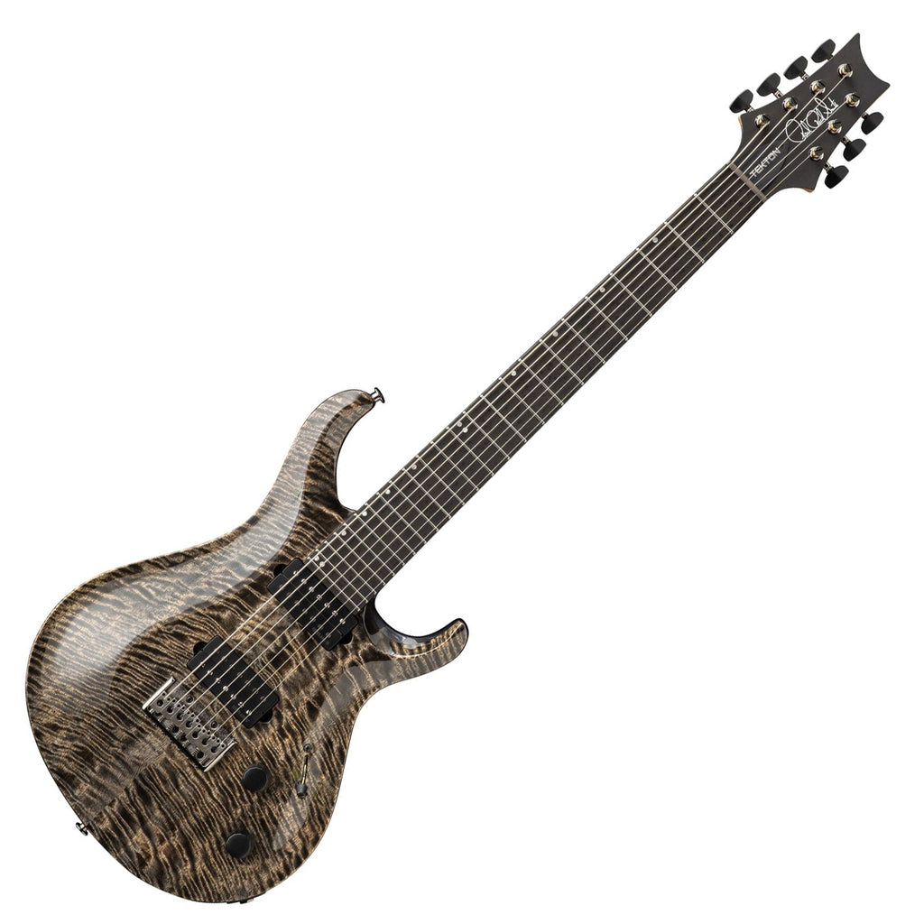 PRS Tekton SVN 7 String Electric Guitar Hardtail Natural Neck In Black Tourmaline w/PRS Premium Gig Bag - 1176032K