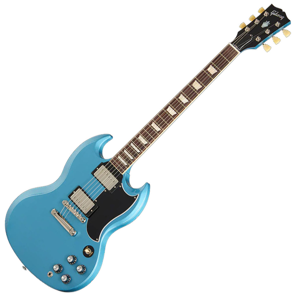 Gibson SG Standard 61 Stop Bar Electric Guitar in Pelham Blue w/Case - SG6125PBNH