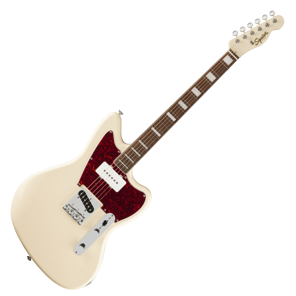 Squier Limited Edition Paranormal Offset Telecaster Electric Guitar in Olympic White - 0377009505