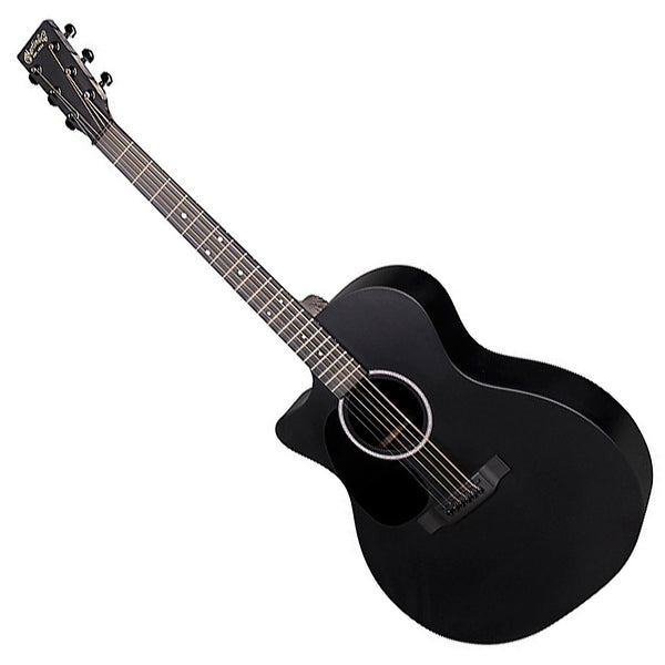 Martin GPC X1EL Left Hand Acoustic Electric High Pressure Laminate Black w/Gig Bag - GPCX1EBLACKL