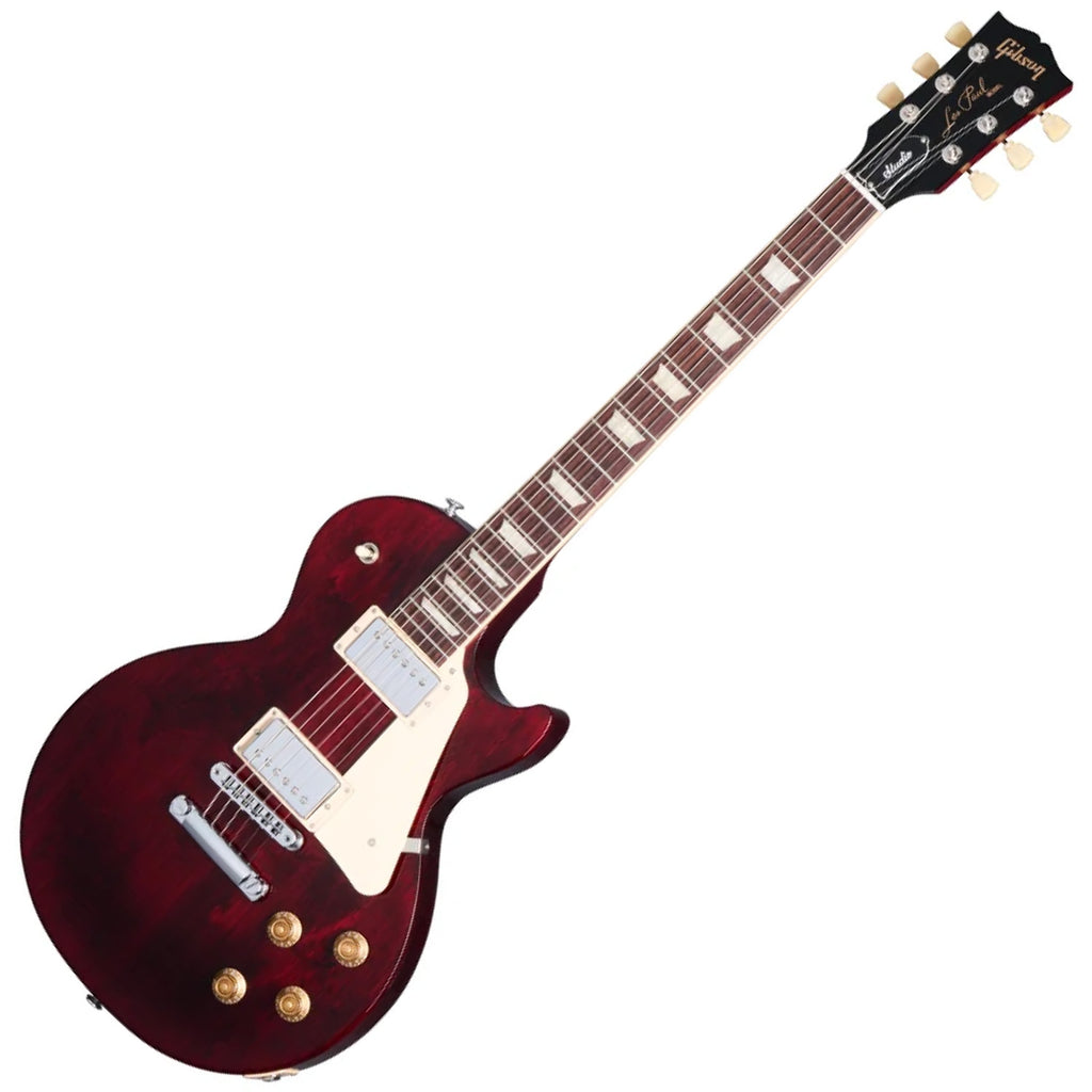 Gibson Les Paul Studio Electric Guitar in Wine Red w/Soft Case - LPST01WRCH