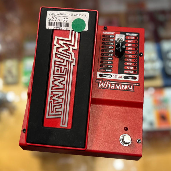 USED SPECIAL! Digitech Whammy 5 Classic and Chord Pitch Shifting Pedal - USDWHAMMYV