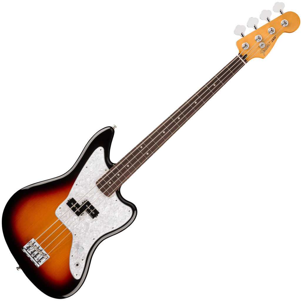 Fender Mark Hoppus Jaguar Electric Bass Rosewood Fingerboard in 3-Color Sunburst - 0149310300