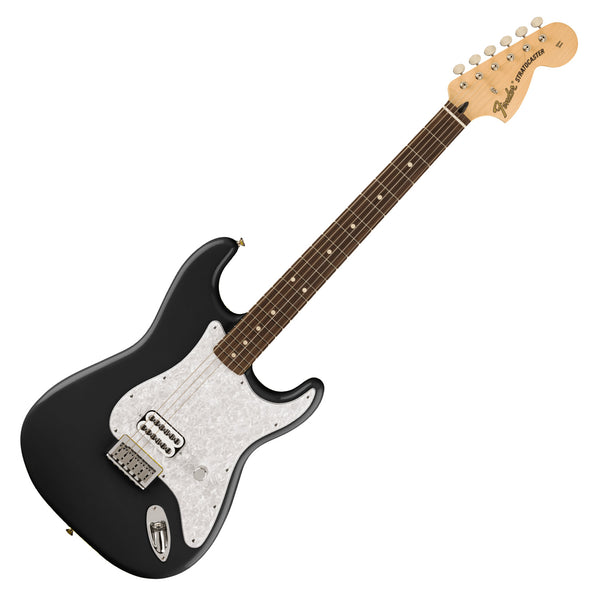 Fender Limited Edition Signature Tom Delonge Stratocaster Electric Guitar Black w/Dlx Gig Bag - 0148020306