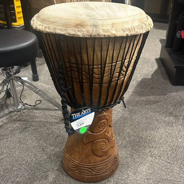 USED SPECIAL! - Shaw Percussion Large 12 Inch Hand Carved Djembe - USDLRGDJ002