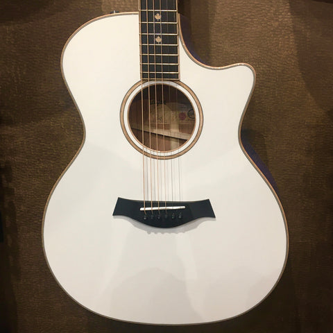 Canada's best place to buy the Taylor Custom Build GA Acoustic Electric  White Top & Navy Sides/Back/Neck w/Case - CUSTOM12371 in Newmarket Ontario  – 