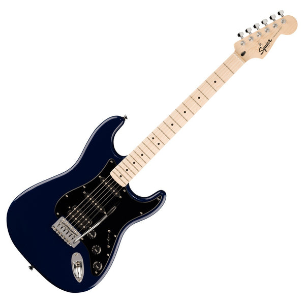 Squier Sonic Stratocaster HSS Electric Guitar Maple in Midnight Blue - 0373203584
