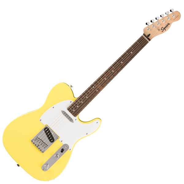 Squier Sonic Telecaster Electric Guitar Laurel in Canary Yellow - 0373450545