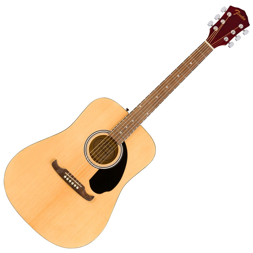 Fender FA-125 Dreadnought Acoustic Electric Walnut in Natural w/Gig Bag - 0971210521
