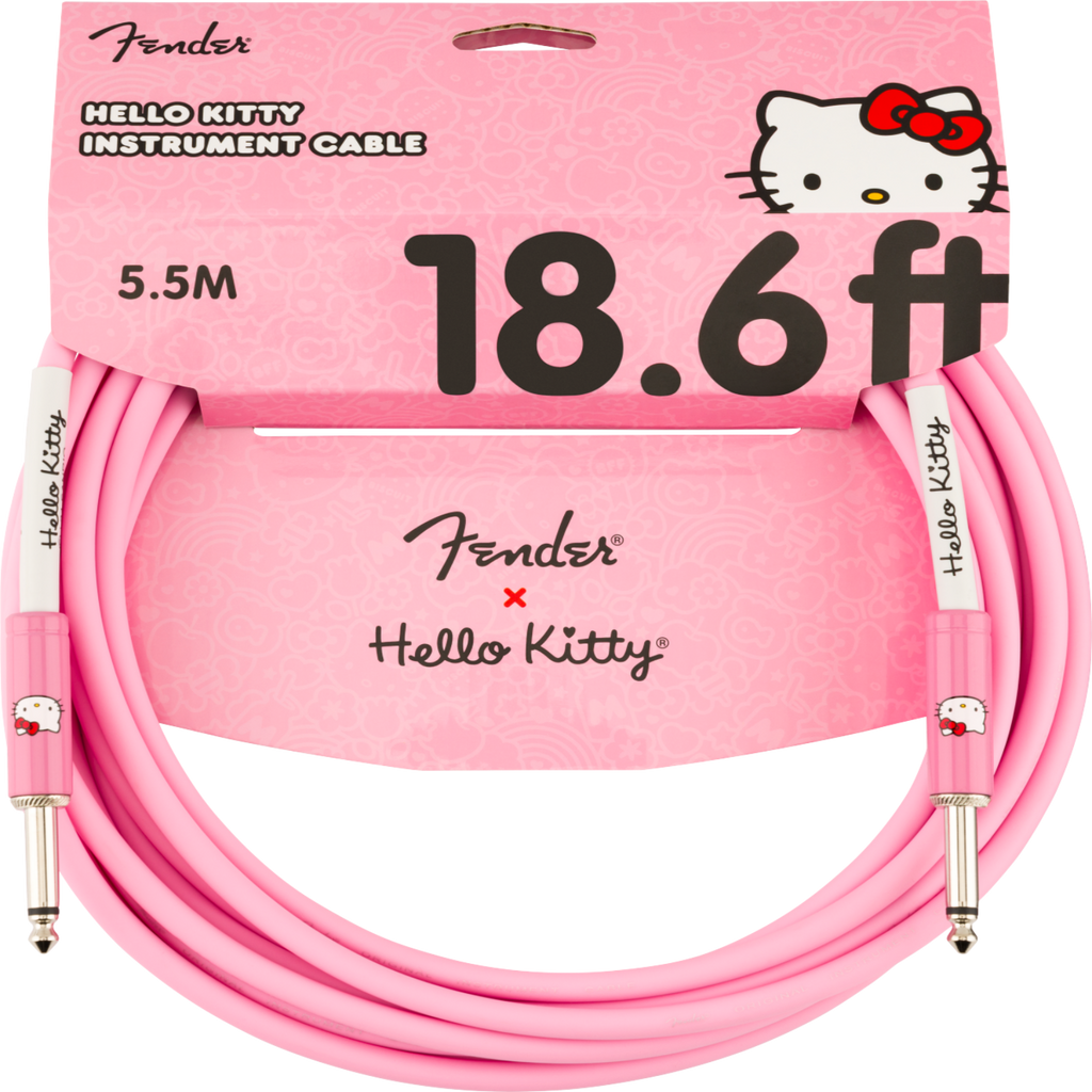 Fender X Hello Kitty 18.6 ft  Instrument Cable - 0990818156