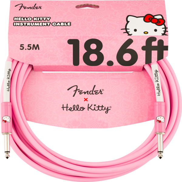 Fender X Hello Kitty 18.6 ft  Instrument Cable - 0990818156