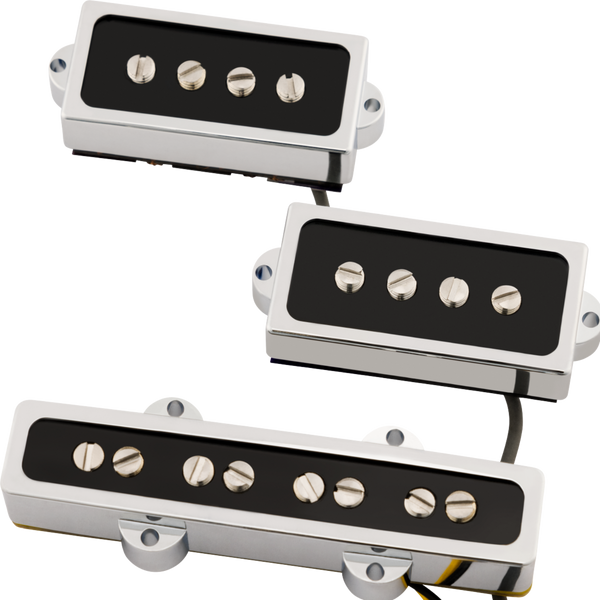 Fender Cobalt Chrome P/J Bass Pickup Set - 0992377000