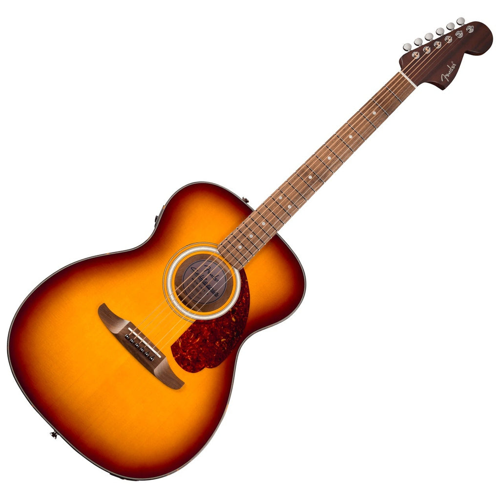 Fender California Deluxe Monterey E Acoustic Electric Walnut in Honey Sunburst - 0974650542