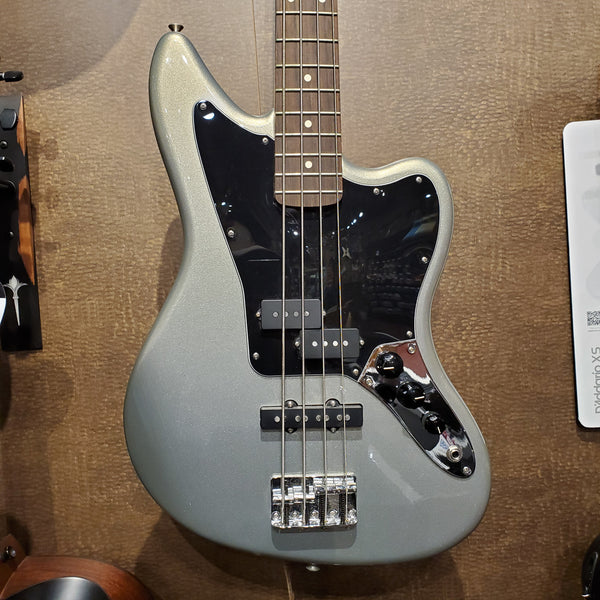 USED SPECIAL! - Fender MIM Jaguar Bass in Ghost Silver - USDMEXJAGBASS